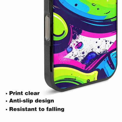 iPhone 16 Pro Case — Acid Wash Cartoon, Unique Phone Case Design