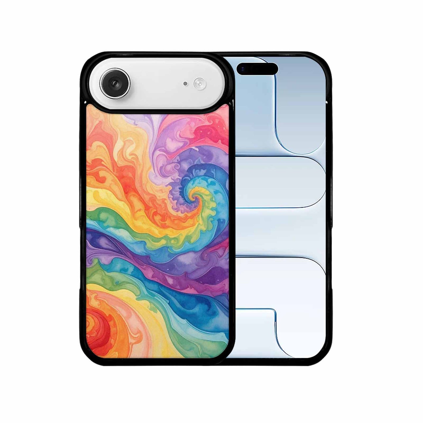 iPhone 17 Air Case — Tie Dye Swirls Tie Dye Tie, Custom Printed Phone Case