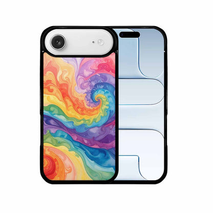 iPhone 17 Air Case — Tie Dye Swirls Tie Dye Tie, Custom Printed Phone Case