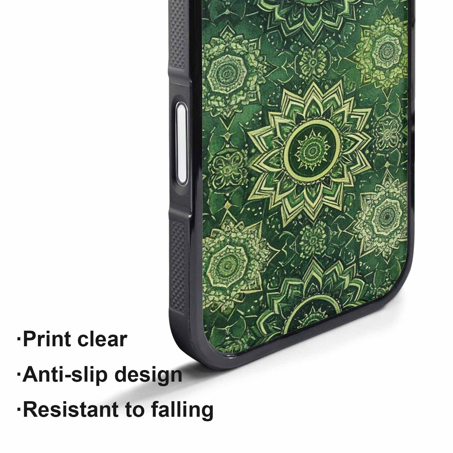 iPhone 17 Pro Max Case — Small Mandala Pattern, Randomly Floral, Unique Phone Case Design