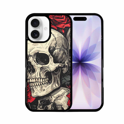 iPhone 17 Case — Seamless Tileable Pattern Of Gothic Skulls, Custom Designed Case Cover