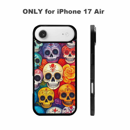 iPhone 17 Air Case — Small Skull Pattern Randomly Varying Gothic, Custom Designed Case Cover
