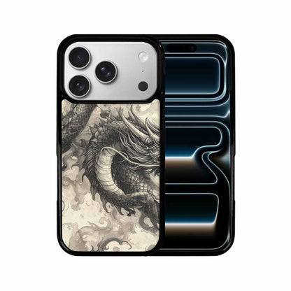 iPhone 17 Pro Case — Retro Dragons Flame Retro Vintage, Custom Print Case Cover