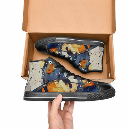 MEN'S Butterfly Wing High Top Canvas Y2K Custom Shoes