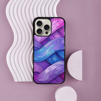 iPhone 16 Pro Max Case — Bisexual Flag Color Theme Small Rainbow, Customized Protective Case