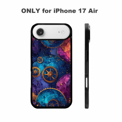 iPhone 17 Air Case — Steampunk Galaxy Art Seamless Pattern Galaxy, Original Design Phone Case