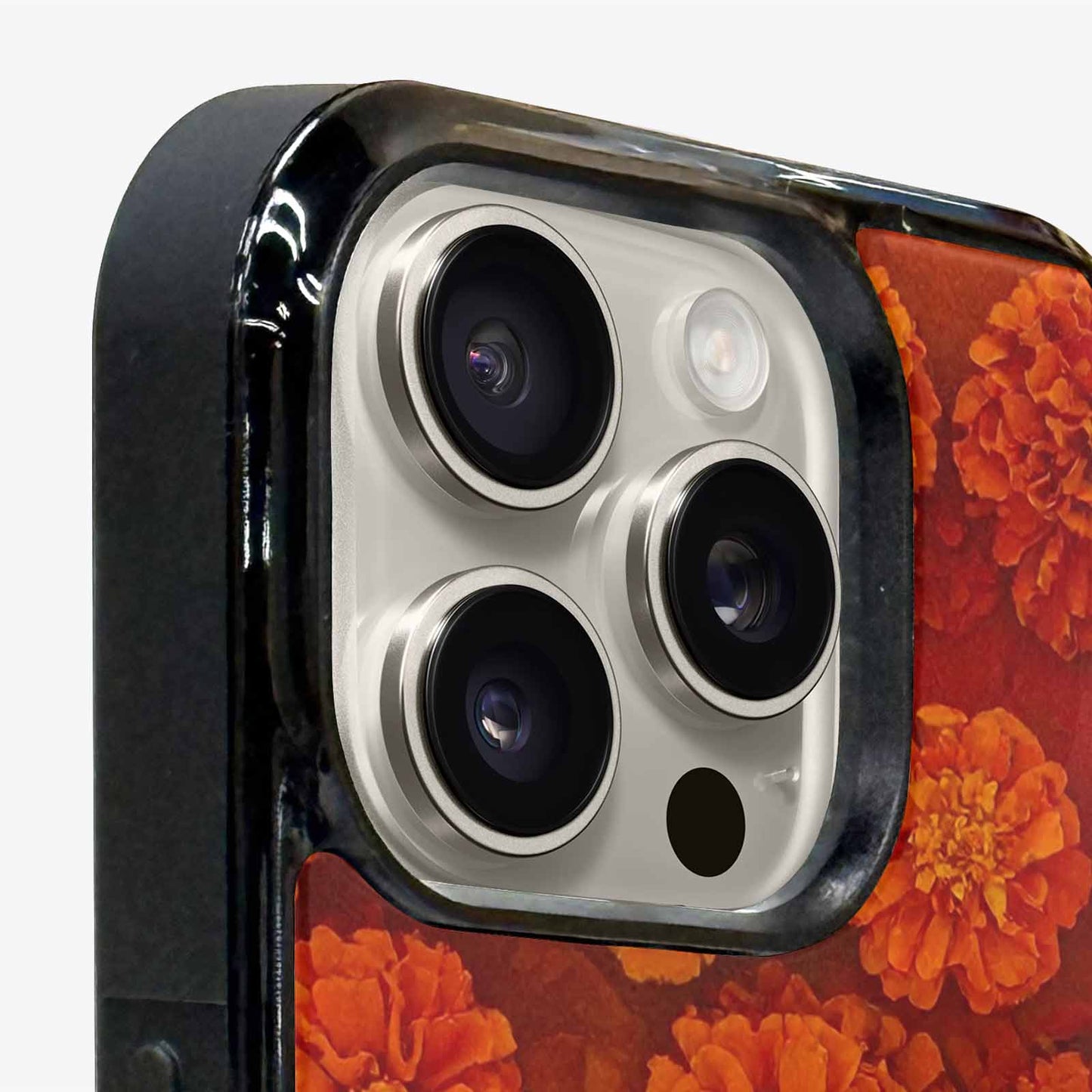 iPhone 16 Pro Case — Marigold Day Of The Dead Marigold, Unique Phone Case Design