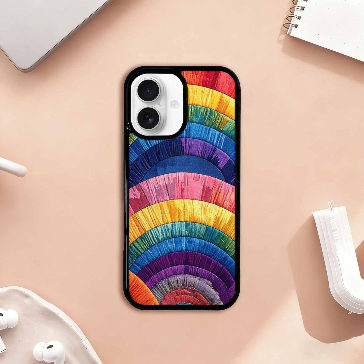 iPhone 17 Case — Vivid Camo Rainbow Camo, Unique Phone Case Design