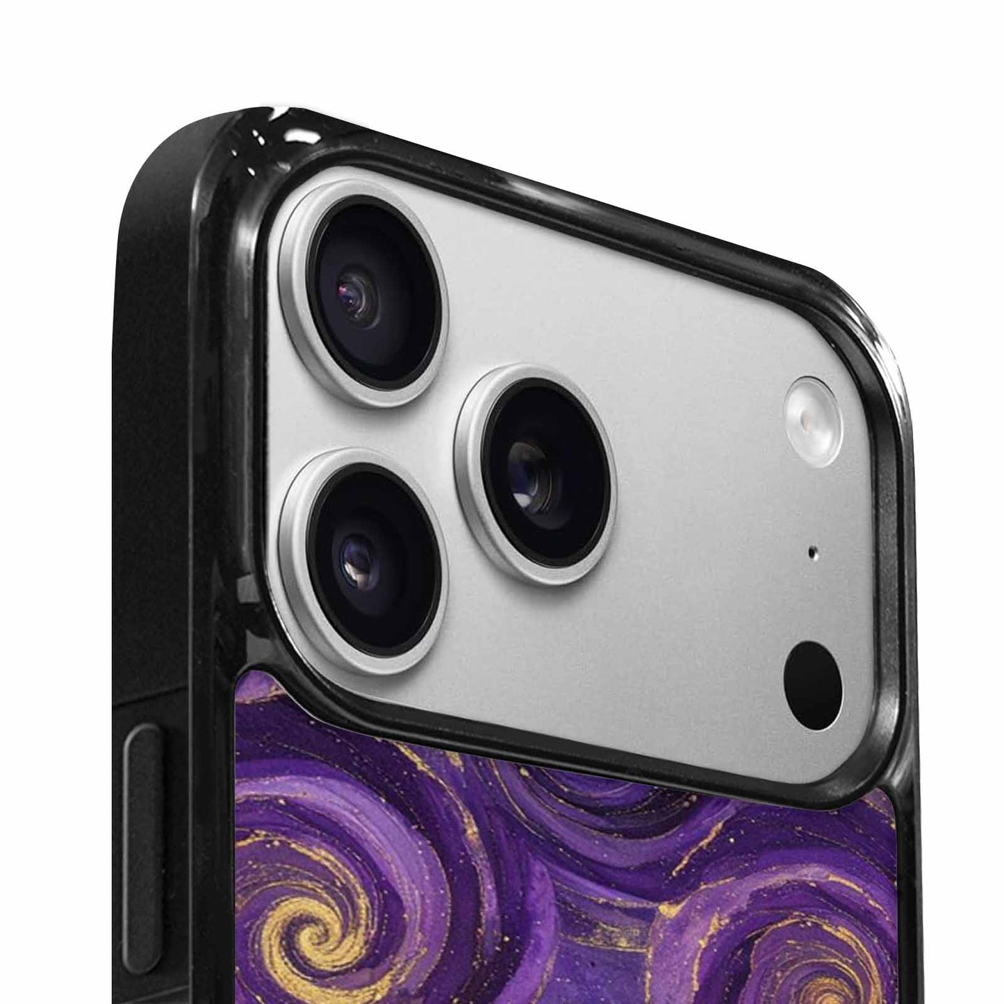 iPhone 17 Pro Case — Swirling Brushstroke Starry Night Texture Galaxy, Custom Designed Case Cover