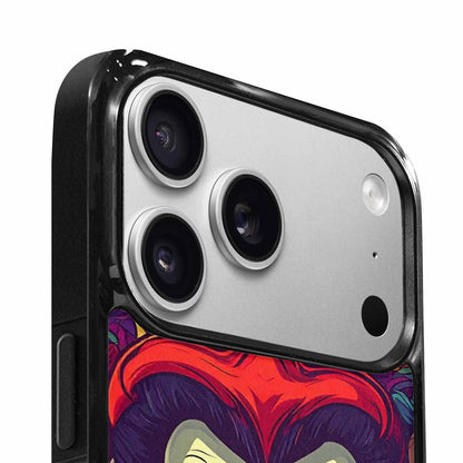 iPhone 17 Pro Max Case — Evil Circus Heads Faces Cartoon Cute, Custom Printed Phone Case