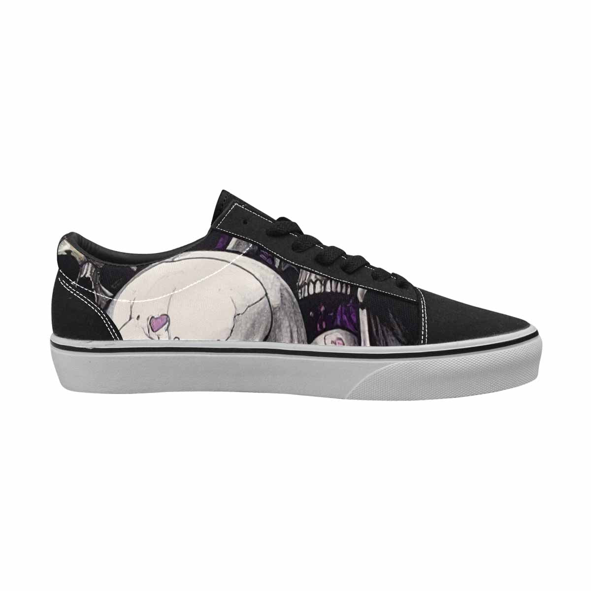 WOMEN'S Rainbow From Skull S Lace-Up Canvas Y2K Shoes