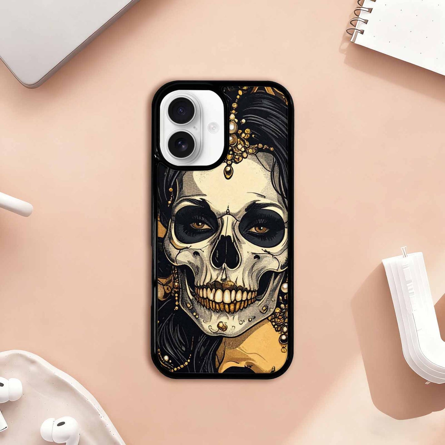 iPhone 17 Case — Skull Dark Art Gothic Print Gothic, Original Design Phone Case