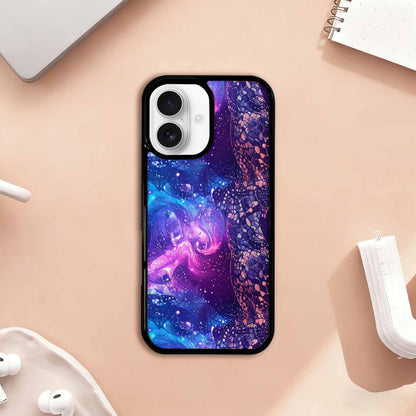 iPhone 17 Case — Snake Print Galaxy Seamless Animal Print, Custom Designed Case Cover