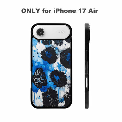 iPhone 17 Air Case — Animal Print Black Blue Ink Animal, Custom Print Case Cover