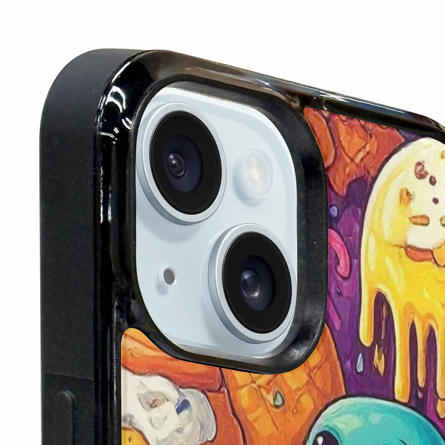 iPhone 15 Plus Case — Melting Ice Cream Monster Charac, Personalized Phone Case