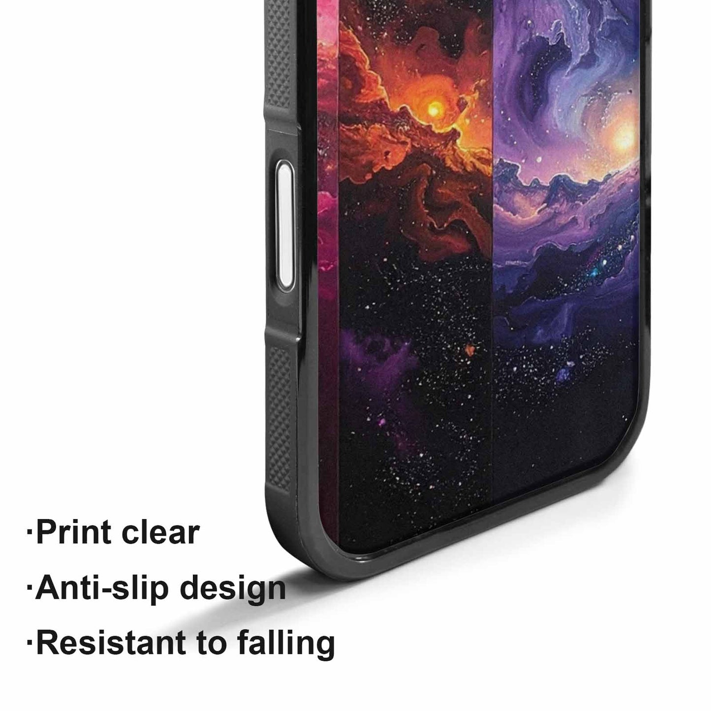 iPhone 17 Case — Galaxy Cosmic Print Texture Galaxy Space, Custom Art Phone Cover