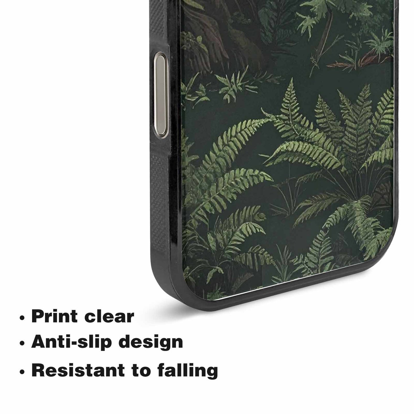 iPhone 15 Pro Max Case — Seamless Pattern Ancient Redwood Forest Giant, Custom Printed Phone Case