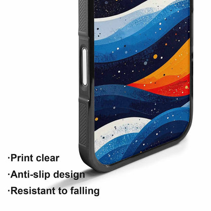 iPhone 17 Case — Glossy Winter Wave Cartoon Cute, Unique Phone Case Design