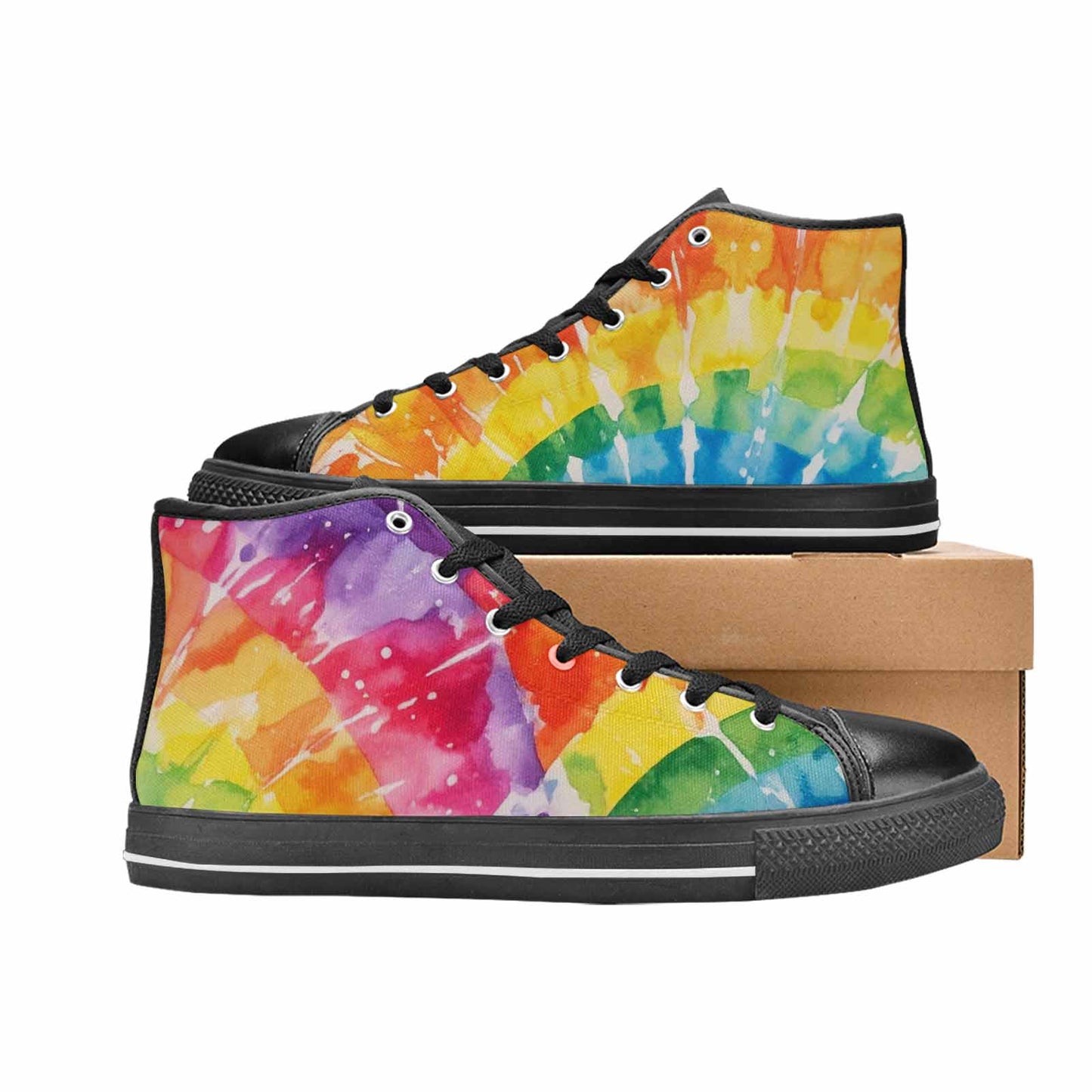 MEN'S Tie Dye - High Top Canvas Dreamcore Sneakers