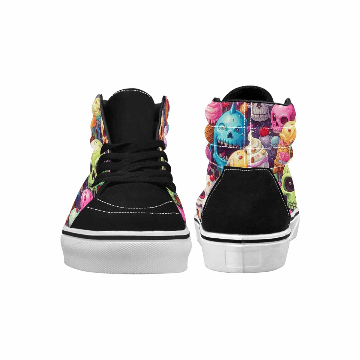 MEN'S Ice Cream Monsters  High Top Canvas Y2K Shoes