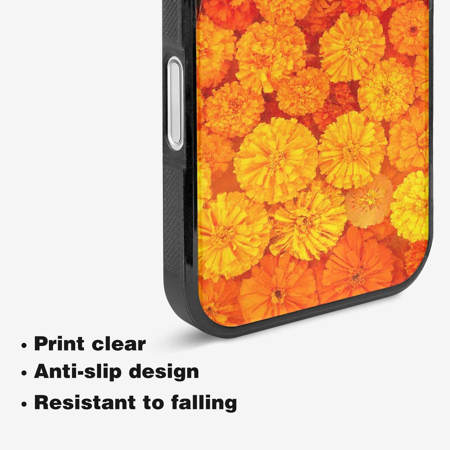 iPhone 16 Case — Marigold Day Of The Dead Marigold, Customized Protective Case