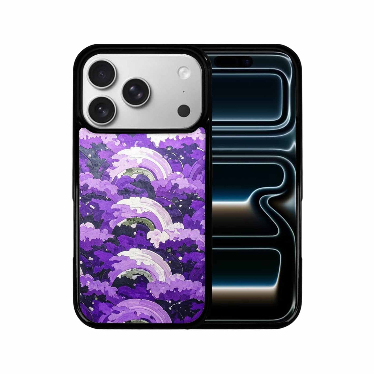 iPhone 17 Pro Case — Vivid Camo Genderqueer Pride Camo, Unique Phone Case Design