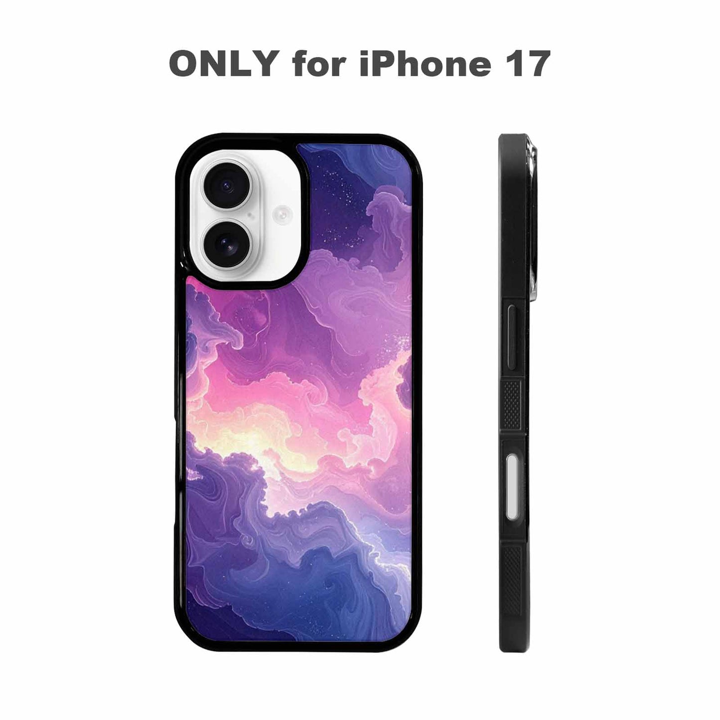 iPhone 17 Case — Seamless Tileable Pattern Of Galaxy Space, Custom Phone Case