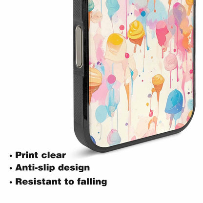 iPhone 16 Pro Max Case — Ice Cream Motif Ice Cream Motifs, Custom Print Case Cover