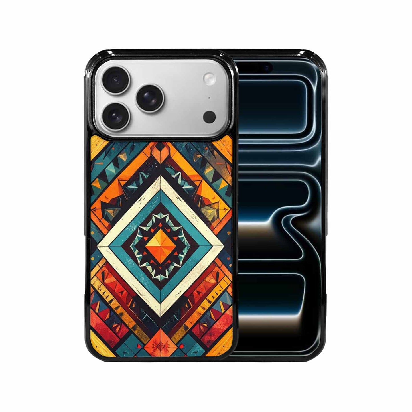 iPhone 17 Pro Max Case — Vintage Summer Diamond Retro Vintage, Custom Art Phone Cover