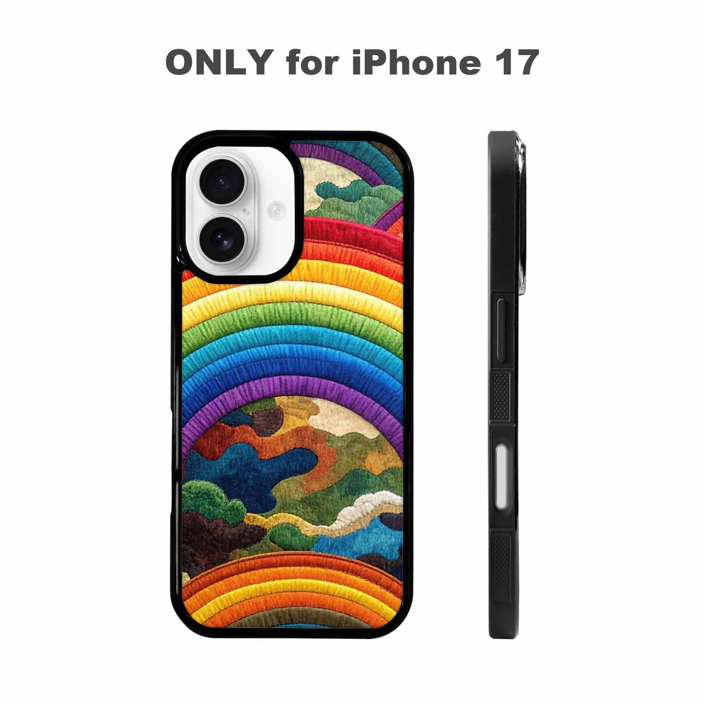 iPhone 17 Case — Vivid Camo Rainbow Camo, Custom Phone Case