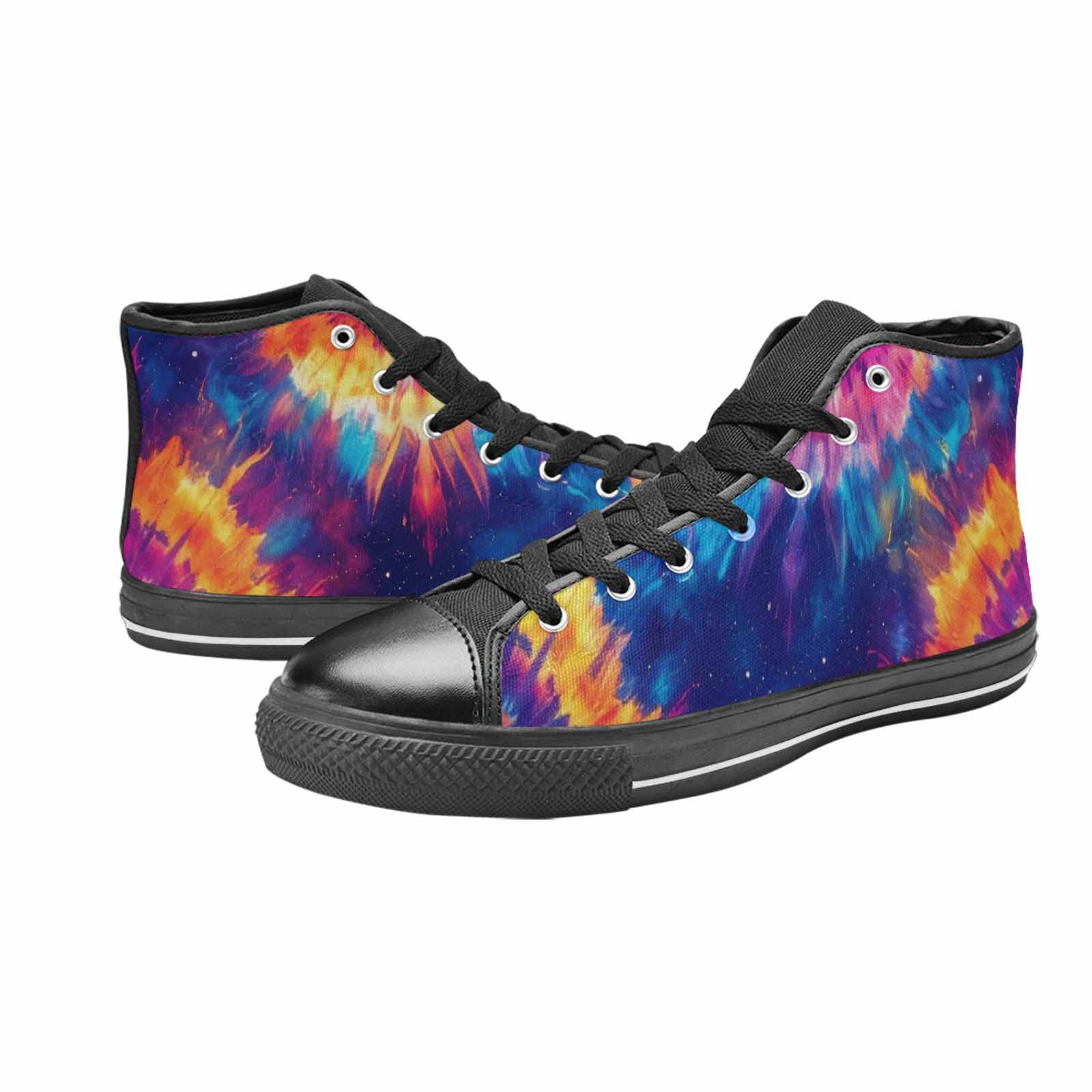 WOMEN'S Tie Dye Galaxy High Top Canvas Vivid Shoes