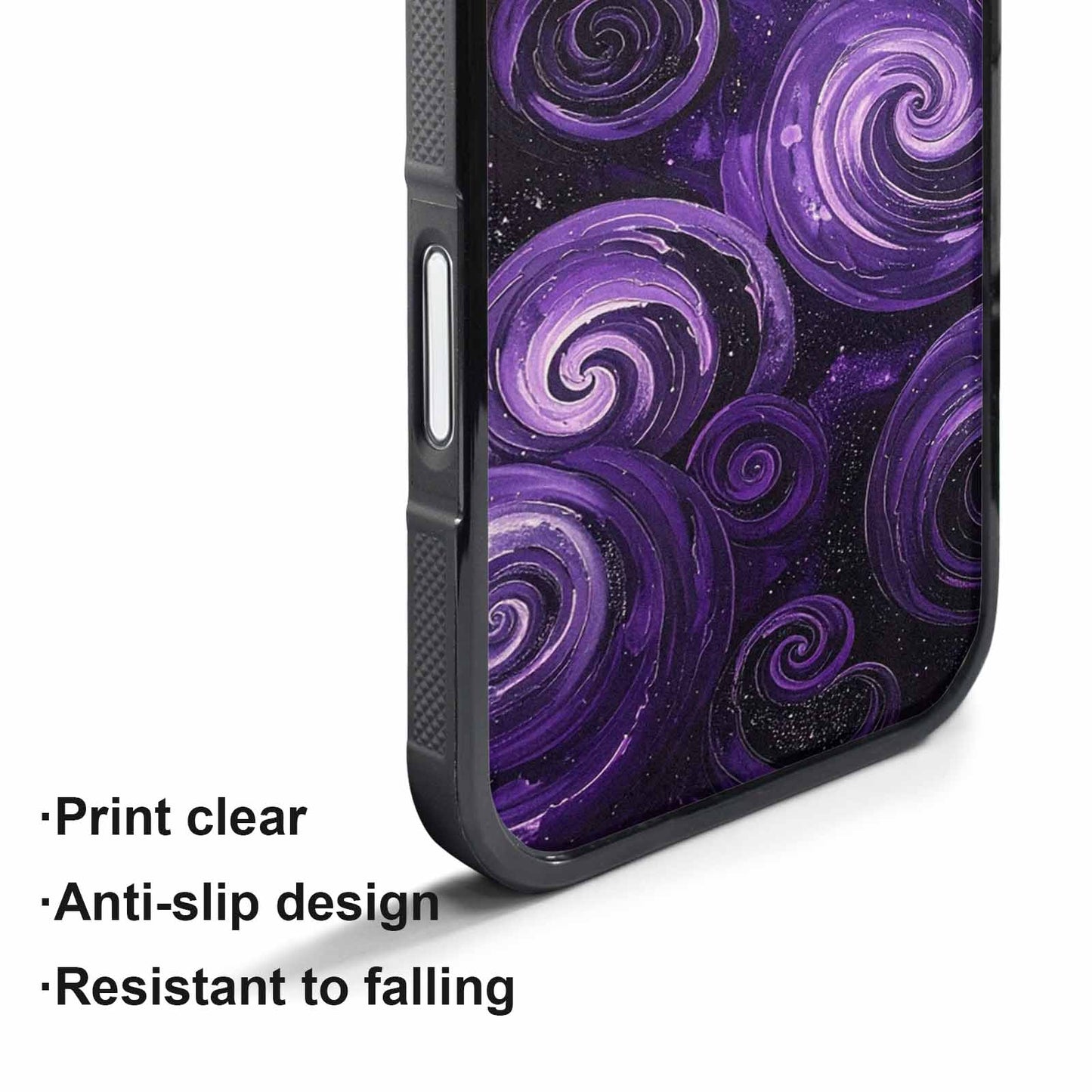 iPhone 17 Pro Max Case — Seamless Repeating Pattern Of Galaxy Space, Custom Made Phone Cover
