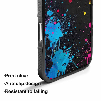 iPhone 17 Case — Small Paint Splatter Pattern, Original Art, Customized Protective Case
