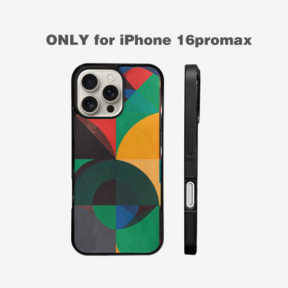 iPhone 16 Pro Max Case — 1990s Memphis Art Pattern, Custom Designed Case Cover