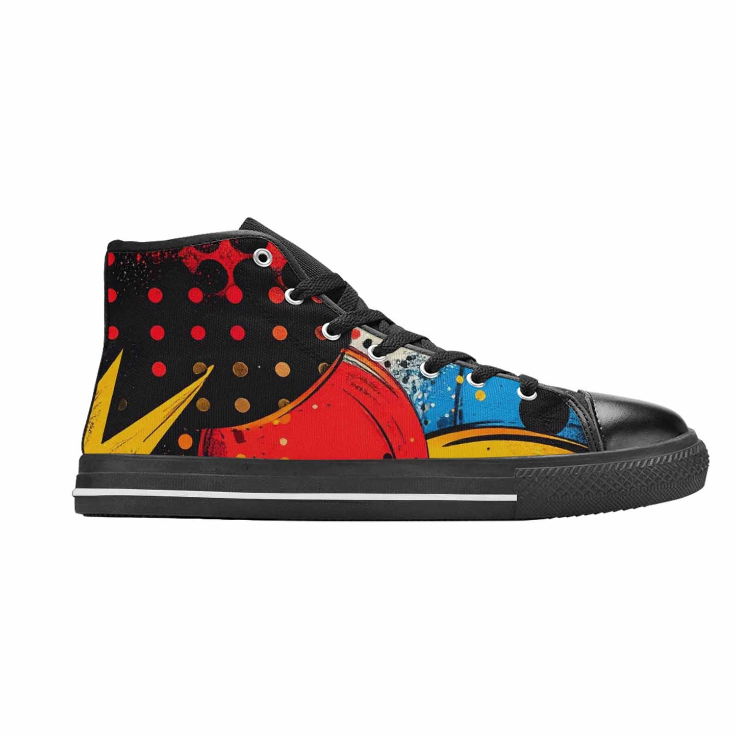 MEN'S Comic Book Halftone High Top Canvas Aesthetic Shoes