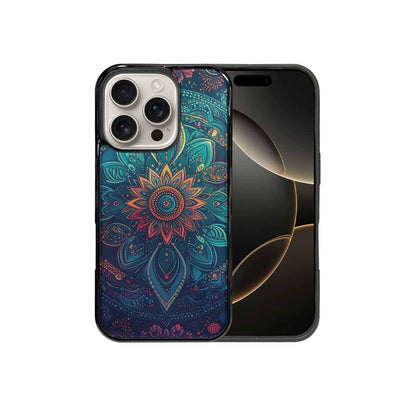 iPhone 16 Pro Case — Paisley Mandala, Custom Art Phone Cover