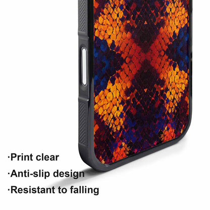 iPhone 17 Air Case — Snake Print Dark Seamless Pattern Animal, Original Design Phone Case