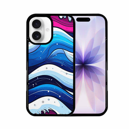 iPhone 17 Case — Glossy Winter Wave Cartoon Cute, Custom Art Phone Cover