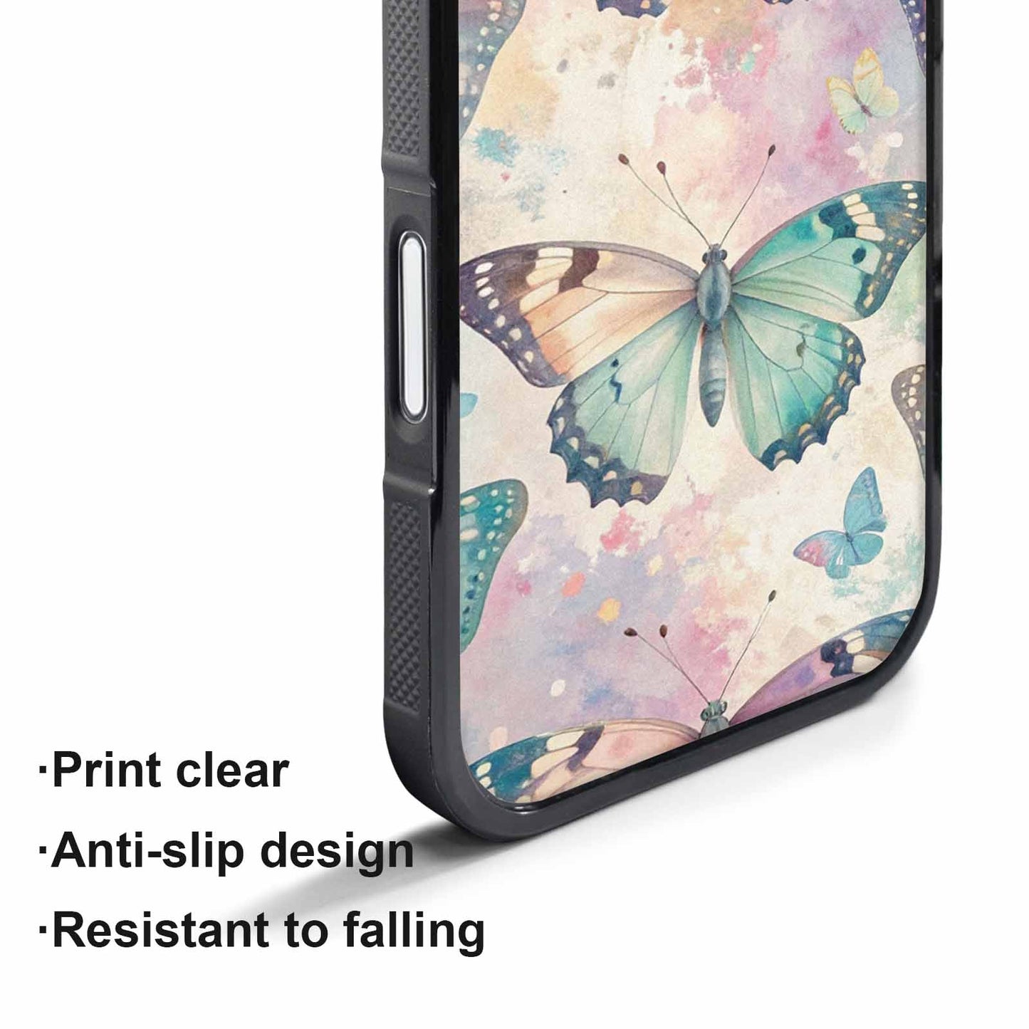 iPhone 17 Air Case — Pastel Animal Print Butterfly Animal Print, Custom Art Phone Cover