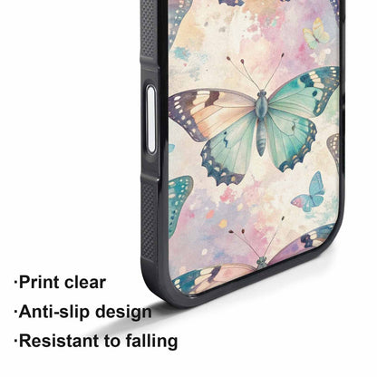 iPhone 17 Air Case — Pastel Animal Print Butterfly Animal Print, Custom Art Phone Cover