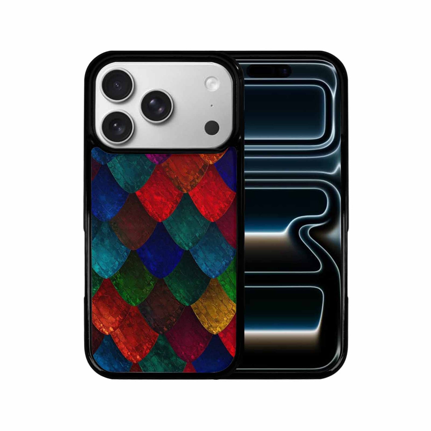 iPhone 17 Pro Case — Snake Print Dark Seamless Pattern Animal, Unique Phone Case Design