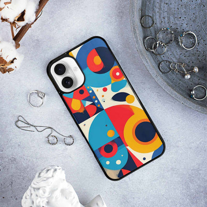 iPhone 16 Plus Case — 1960s Mod Cartoon Art Pattern, Personalized Phone Case