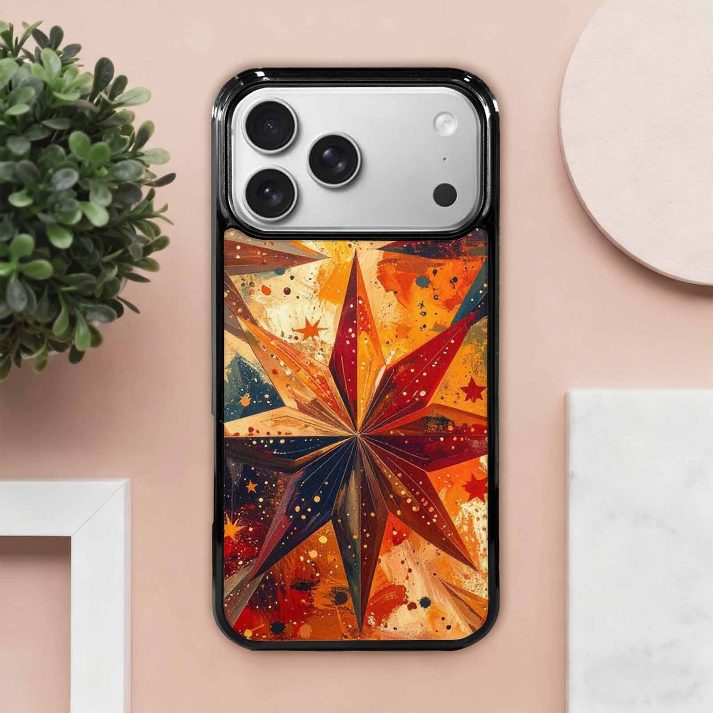 iPhone 17 Pro Max Case — Bold Thanksgiving Star Galaxy Space, Custom Made Phone Cover