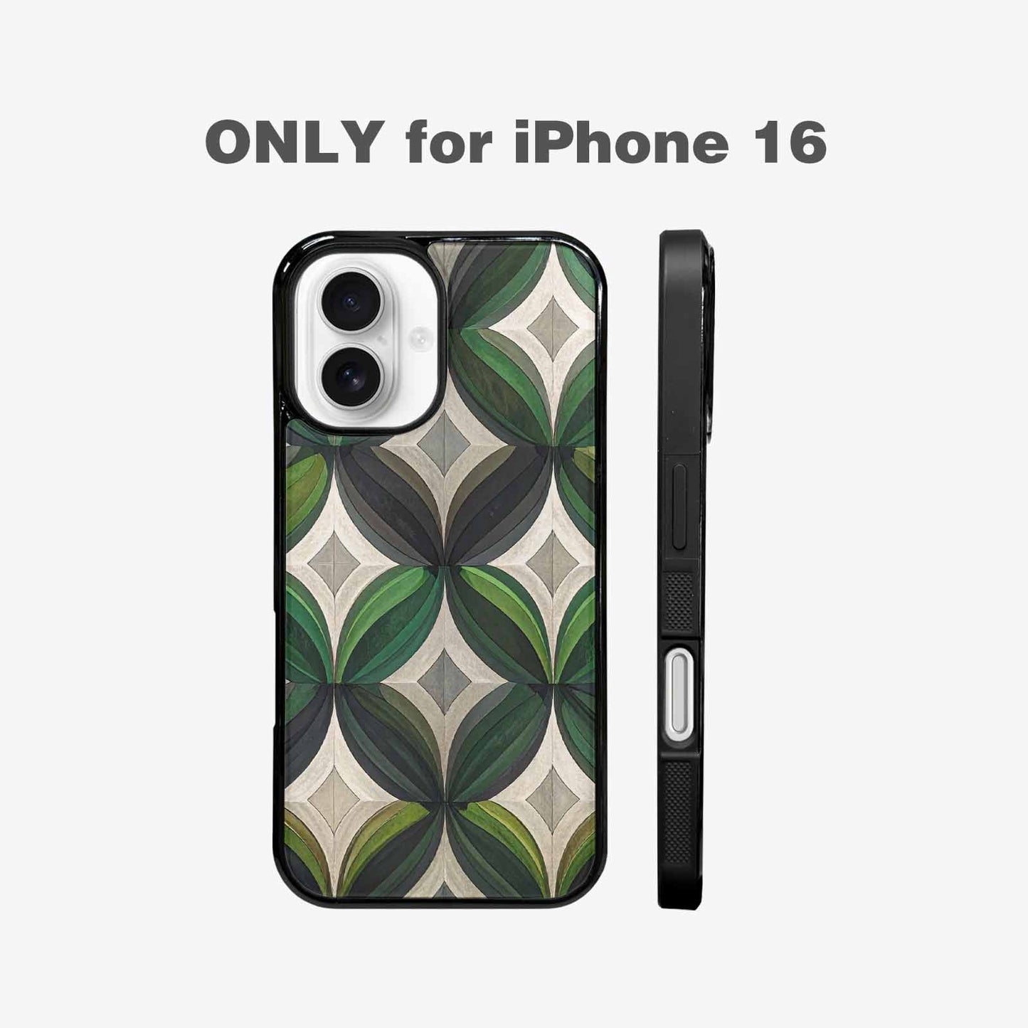 iPhone 16 Case — Aromantic Flag Color Theme Small Rainbow, Custom Made Phone Cover