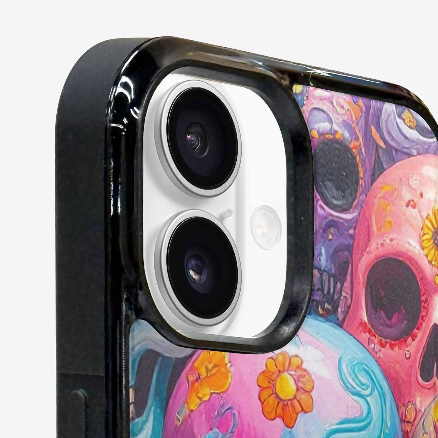 iPhone 16 Plus Case — Sugar Skullsmelting Sugar Skulls, Custom Print Case Cover