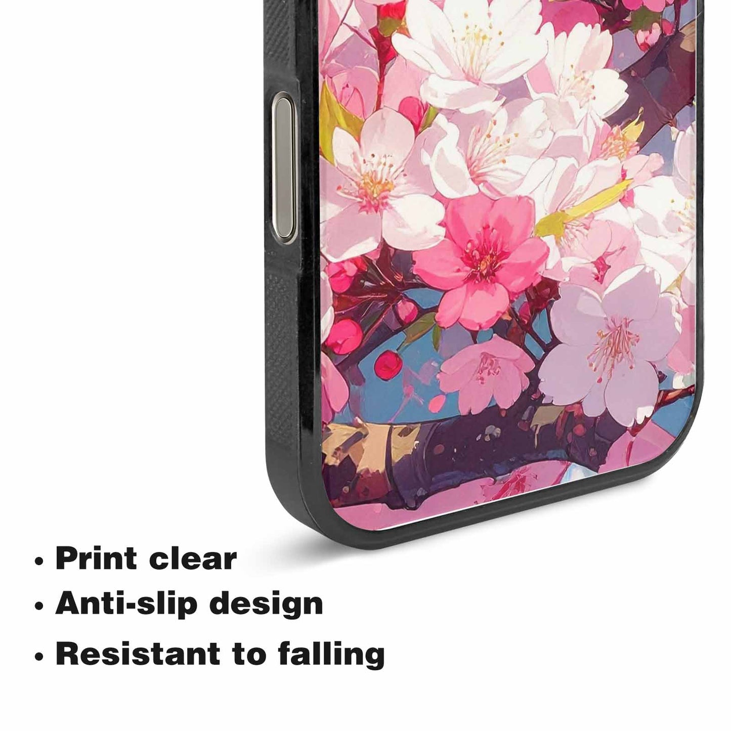 iPhone 15 Pro Max Case — Cherry Blossom Branch Cherry Blossom Branches, Custom Art Phone Cover