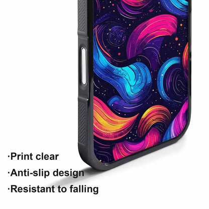 iPhone 17 Pro Case — Rose Galaxy Art Seamless Pattern Galaxy, Customized Protective Case