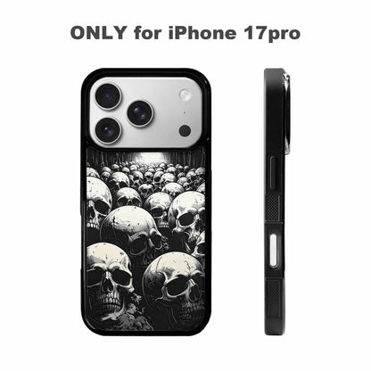 iPhone 17 Pro Case — Skull Dark Art Gothic Print Gothic, Unique Phone Case Design