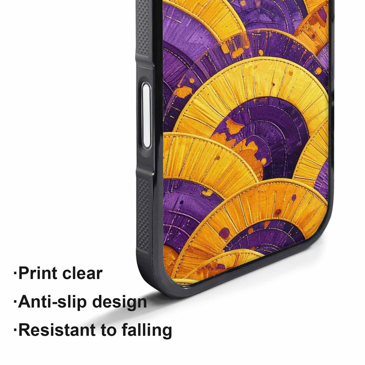 iPhone 17 Pro Case — Vivid Camo Intersex Pride Camo, Personalized Phone Case