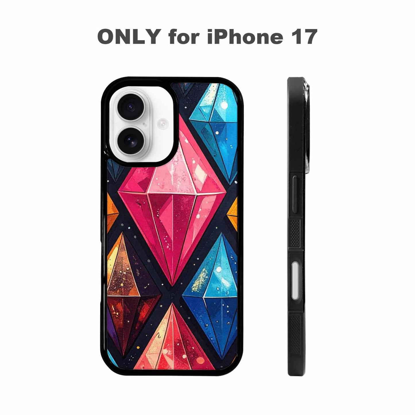 iPhone 17 Case — Vintage Summer Diamond Retro Vintage, Unique Phone Case Design